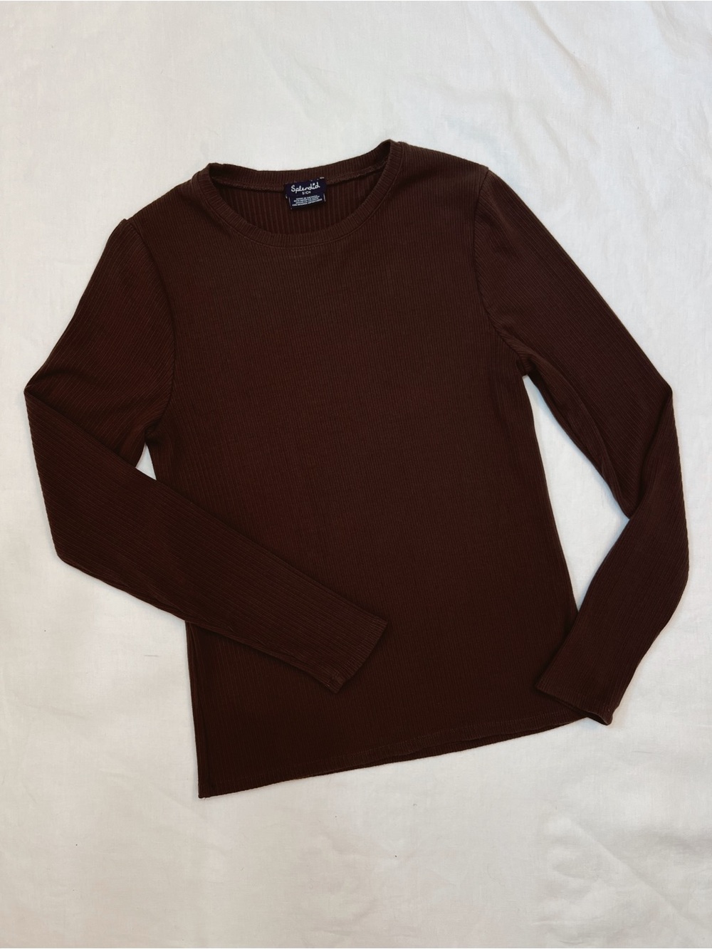 Splendid Ribbed Long Sleeve Crew Neck - Picture 5 of 6